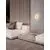 Aplica LED Nova Luce Aider, 12W, 3000K, alb marmorat-auriu