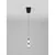 Pendul LED Nova Luce Holm, 12W, 3000K, alb-negru, dimabil, senzor de miscare