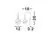 Aplica LED Nova Luce Licio, 4W, 3000K, auriu-transparent