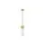 Pendul Nova Luce Maru, 1xE27, alb marmorat-auriu