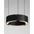 Pendul LED Nova Luce Afi, 24W, 3000K, alb-negru, dimabil, senzor de miscare