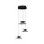 Pendul LED Nova Luce Morfi, 15W, 3000K, auriu-negru, dimabil, Triac