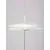 Lampadar LED Nova Luce Olea, 16W, 3000K, alb-negru, dimabil