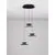 Pendul LED Nova Luce Morfi, 15W, 3000K, auriu-negru, dimabil, Triac