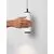 Pendul LED Nova Luce Holm, 12W, 3000K, alb-negru, dimabil, senzor de miscare
