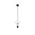 Pendul LED Nova Luce Anafi, 8W, 3000K, in jos, alb-negru