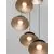 Pendul LED Nova Luce Morfi, 25W, 3000K, auriu-negru, dimabil, Triac
