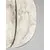 Pendul Nova Luce Pierida, 1xE27, D42, alb, matase naturala