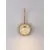 Aplica LED Nova Luce Licio, 4W, 3000K, auriu-transparent