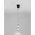 Pendul LED Nova Luce Holm, 12W, 3000K, alb-negru, dimabil, senzor de miscare