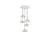 Pendul LED Nova Luce Keros, 30W, 3000K, alb-auriu patinat