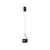 Pendul LED Nova Luce Kedros, 9W, 3000K, negru, dimabil, reglabil