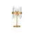 Veioza Nova Luce Crown, 6xG9, auriu satinat-transparent