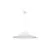 Pendul Nova Luce Oket, 1xE27, D90, alb, matase naturala