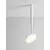 Lustra LED Nova Luce Ekei, 14W, 3000K, alb, H21, reglabil