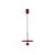 Pendul LED Nova Luce Edem, 8W, 3000K, rosu