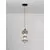 Pendul LED Nova Luce Bally, 20W, 3000K, fumuriu-negru, dimabil, Triac
