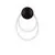 Aplica LED Nova Luce Ilane, 17W, 3000K, alb, negru