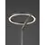 Veioza LED Nova Luce Tilia, 16W, 3000K, nichel, dimabil