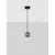 Pendul LED Nova Luce Las, 13W, 3000K, auriu-fumuriu-negru