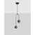 Pendul LED Nova Luce Las, 20W, 3000K, auriu-fumuriu-negru