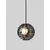 Pendul LED Nova Luce Las, 13W, 3000K, auriu-fumuriu-negru
