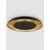 Plafoniera LED Nova Luce Epos, 38W, CCT switch 2700-4000K, 2200 lm, D60 cm, auriu, negru, dimabil Triac