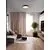 Plafoniera LED Nova Luce Sigi, 40W, 3000K, lemn natur-negru, dimabil