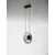 Pendul LED Nova Luce Skia, 8W, 3000K, fumuriu-negru, dimabil, Triac