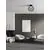 Plafoniera LED Nova Luce Kinetic, 12W, 3000K, alb-negru