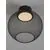 Plafoniera LED Nova Luce Kinetic, 12W, 3000K, alb-negru