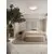 Plafoniera LED Nova Luce Sigi, 50W, 3000K, alb-lemn natur, dimabil