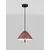 Pendul LED Nova Luce Oros, 17W, 3000K, negru-lemn