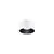 Plafoniera LED Nova Luce Atil, 24W, 3000K, alb-negru