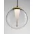 Pendul LED Nova Luce Gi, 7W, 3000K, auriu, dimabil, Triac