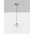 Pendul LED Nova Luce Gi, 7W, 3000K, auriu, dimabil, Triac
