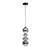 Pendul LED Nova Luce Bally, 36W, 3000K, fumuriu-negru, dimabil, Triac