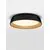 Plafoniera LED Nova Luce Sigi, 40W, 3000K, lemn natur-negru, dimabil