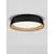 Plafoniera LED Nova Luce Sigi, 40W, 3000K, lemn natur-negru, dimabil