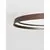 Plafoniera LED Nova Luce Ormi, 48W, CCT 2700-4000K, cafeniu, dimabil, Triac