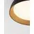 Plafoniera LED Nova Luce Sigi, 50W, 3000K, lemn natur-negru, dimabil