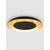 Plafoniera LED Nova Luce Epos, 38W, CCT switch 2700-4000K, 2200 lm, D60 cm, auriu, negru, dimabil Triac