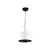 Pendul LED Nova Luce Atil, 24W, 3000K, alb-negru