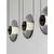 Pendul LED Nova Luce Skia, 24W, 3000K, liniar, fumuriu-negru, dimabil, Triac