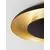 Plafoniera LED Nova Luce Epos, 38W, CCT switch 2700-4000K, 2200 lm, D60 cm, auriu, negru, dimabil Triac