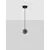 Pendul LED Nova Luce Las, 13W, 3000K, auriu-fumuriu-negru