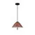 Pendul LED Nova Luce Oros, 17W, 3000K, negru-lemn