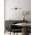 Aplica LED Nova Luce Lios, 8W, 3000K, negru, cafeniu