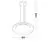 Pendul LED Nova Luce Epos, 38W, CCT 2700-4000K, auriu-negru, dimabil, Triac