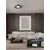 Plafoniera LED Nova Luce Brume, 15W, 3000K, alb-negru